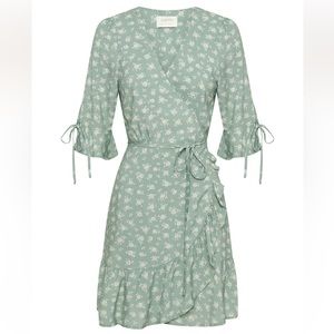 Auguste the label - size 6 Ava Thea wrap mini dress